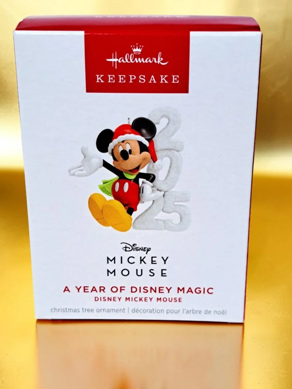 Hallmark Keepsake 2025 Disney‎ Mickey Mouse A Year of Disney Magic Ornament